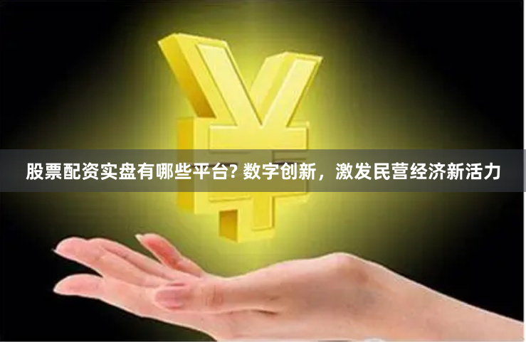 股票配资实盘有哪些平台? 数字创新，激发民营经济新活力