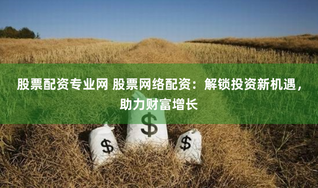 股票配资专业网 股票网络配资：解锁投资新机遇，助力财富增长