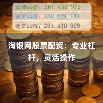 淘银网股票配资：专业杠杆，灵活操作